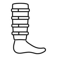 Modern bandage icon outline vector. Accident fracture vector