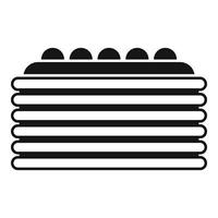 Cake dessert icon simple vector. Happy party vector