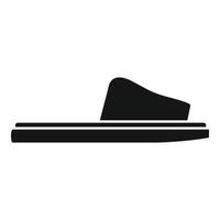 Clothing sandal icon simple vector. Woman footwear vector