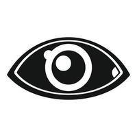 Eye icon simple vector. Eyeball sight vector