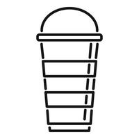 Coffee cup icon outline vector. Restaurant espresso vector