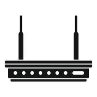 dispositivo módem icono vector simple. internet wi-fi