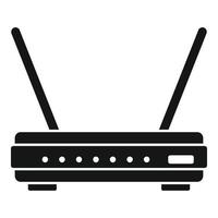 Antenna modem icon simple vector. Wifi internet vector