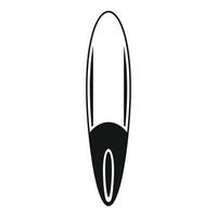 Oak sup board icon simple vector. Surf paddle vector