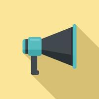 Request megaphone icon flat vector. Online form vector