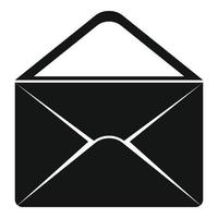 vector simple de icono de sobre. carta de correo