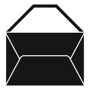 Mailbox envelope icon simple vector. Mail paper vector