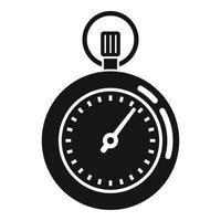 Stopclock icon simple vector. Stopwatch clock vector