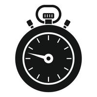Countdown timer icon simple vector. Stopwatch clock vector