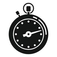 vector simple del icono del medidor de cronómetro. reloj reloj