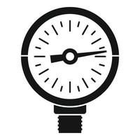 Bar manometer icon simple vector. Control device vector