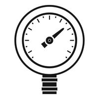 Gas manometer icon simple vector. Pressure gauge vector