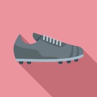 Referee boot icon flat vector. Soccer coach vector