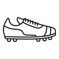 Referee boot icon outline vector. Soccer coach vector