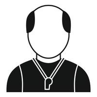 Old referee icon simple vector. Judge player vector