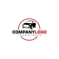 Logo car vector silhouette gerage service stylish automotive