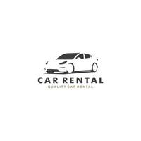 Logo car vector silhouette gerage service stylish automotive