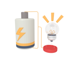 3D-Darstellung der elektrischen Batteriespeicherung png