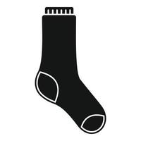 Woolen sock icon simple vector. Winter item vector