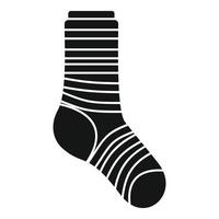 vector simple de icono de calcetín. diseño de algodón