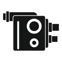 Old camcorder icon simple vector. Video camera vector