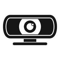 Conference web camera icon simple vector. Video camcorder vector