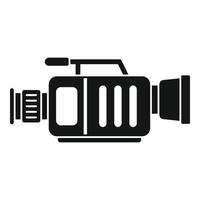 Capture camera icon simple vector. Video camcorder vector