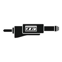 Accuracy micrometer icon simple vector. Precision caliper vector