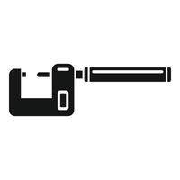 Micrometer calliper icon simple vector. Precision caliper vector