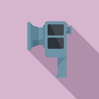 manejar el icono de la videocámara retro vector plano. camara de video