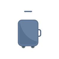 Baggage tourist icon flat isolated vector