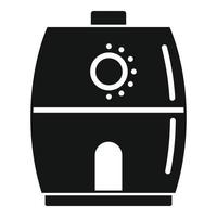 cocina freír aparato icono vector simple. Freidora