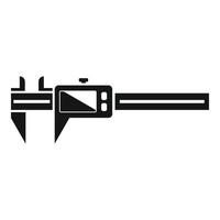 Rule caliper icon simple vector. Calliper vernier vector