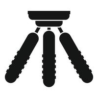 Small tripod icon simple vector. Camera mobile stand vector