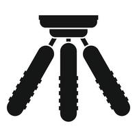 Small tripod icon simple vector. Camera mobile stand vector