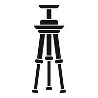 Tripod icon simple vector. Video camera stand vector