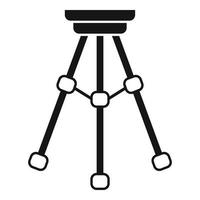 Tripod stand icon simple vector. Camera mobile stand vector