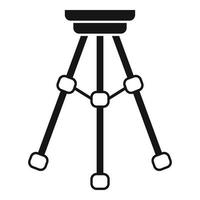 Tripod stand icon simple vector. Camera mobile stand vector