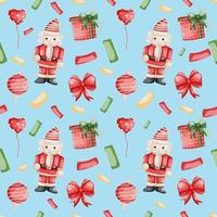 Nutcracker seamless Christmas pattern background. wrapping paper template. Christmas background vector