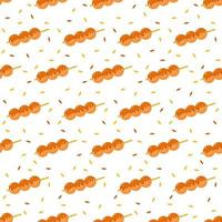 Seamless pattern with Dango, for decoration vector