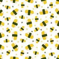 Seamless pattern with Sushi, for decoration vector