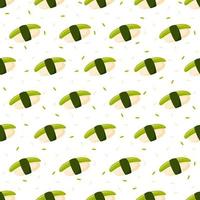 Seamless pattern with Sushi, for decoration vector