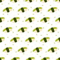 Seamless pattern with Sushi, for decoration vector