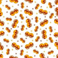 Seamless pattern with Takoyaki, for decoration vector