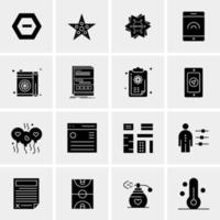 16 Business Universal Icons Vector Creative Icon Illustration to use in web and Mobile Related project