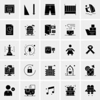 25 Universal Business Icons Vector Creative Icon Illustration to use in web and Mobile Related project