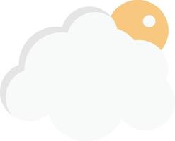 ilustración de vector clave de nube en un fondo. símbolos de calidad premium. iconos vectoriales para concepto y diseño gráfico.