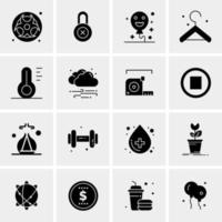 16 Business Universal Icons Vector Creative Icon Illustration to use in web and Mobile Related project