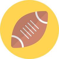 Ilustración de vector de rugby en un fondo. Símbolos de calidad premium. Iconos vectoriales para concepto y diseño gráfico.