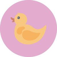 ilustración de vector de pato en un fondo. símbolos de calidad premium. iconos vectoriales para concepto y diseño gráfico.